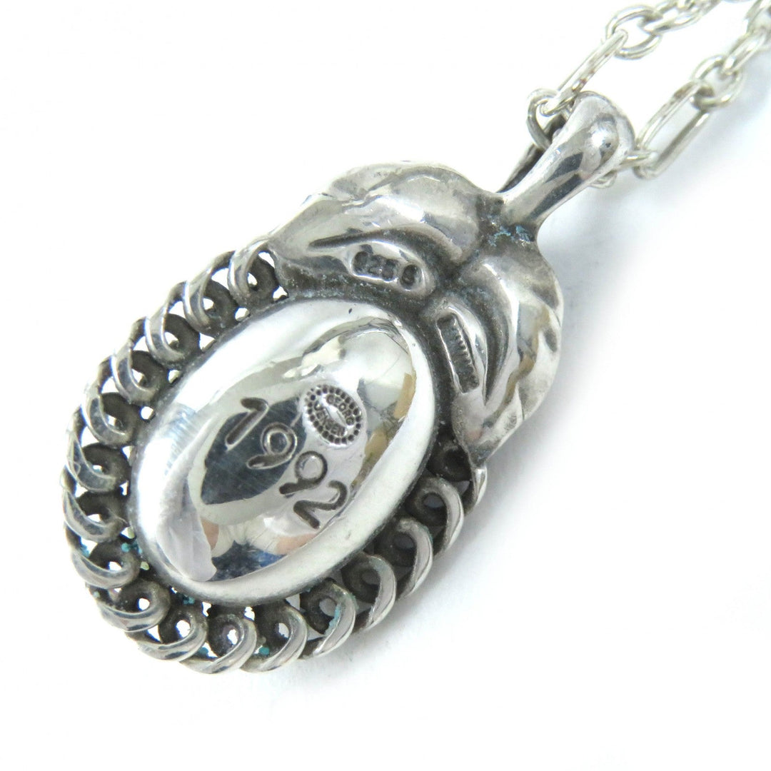 Georg Jensen Necklace 1992 Main�FSV925 Silver Women Used Authentic