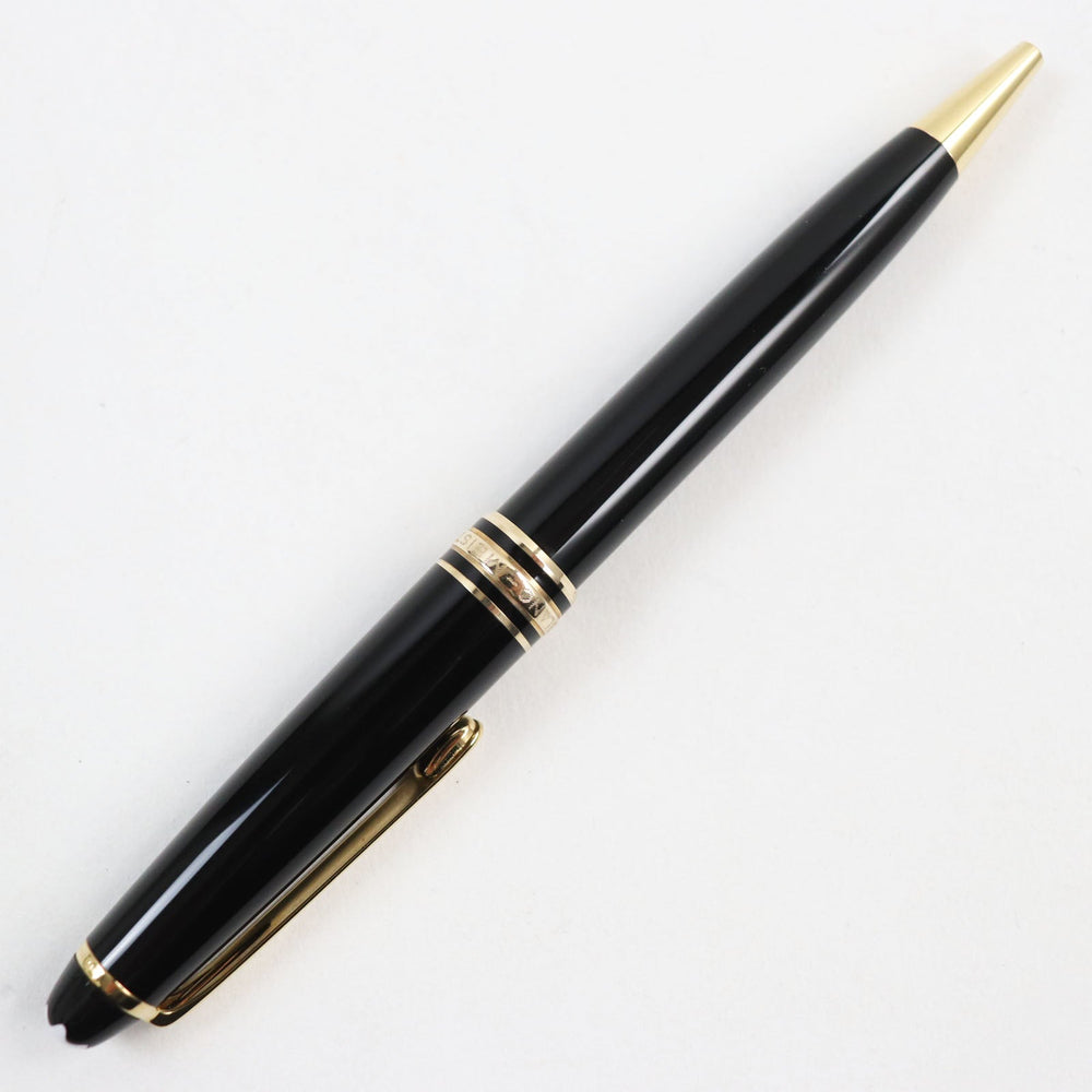 MONTBLANC Ballpoint pen resin Black gold Meisterstck Classic Women(Unisex) Used Authentic