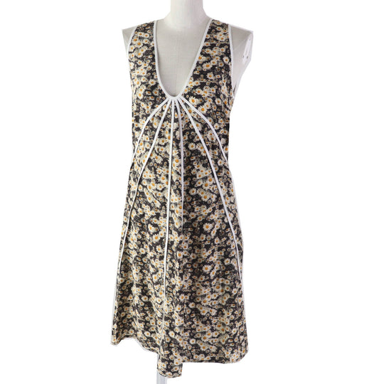 Stella McCartney one piece Main: 100% silk, Part: 100% cotton Multi Women 38 Used Authentic