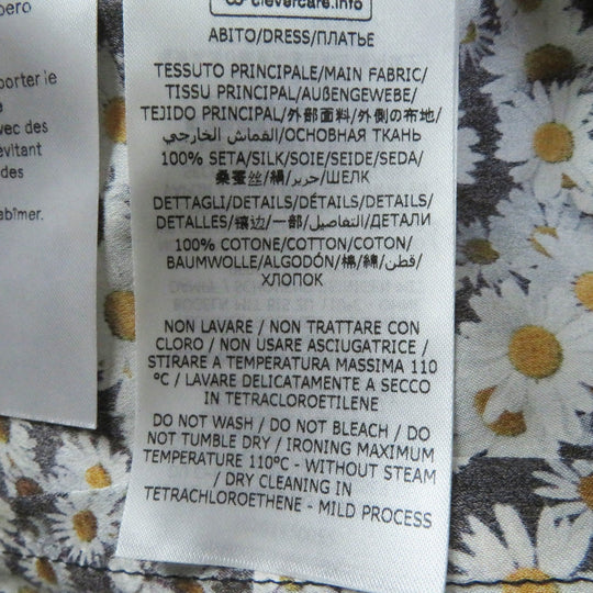 Stella McCartney one piece Main: 100% silk, Part: 100% cotton Multi Women 38 Used Authentic