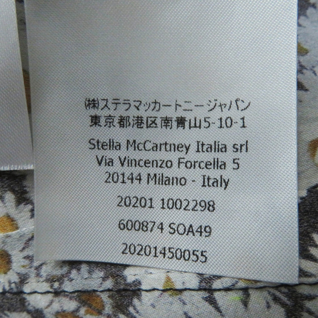 Stella McCartney one piece Main: 100% silk, Part: 100% cotton Multi Women 38 Used Authentic