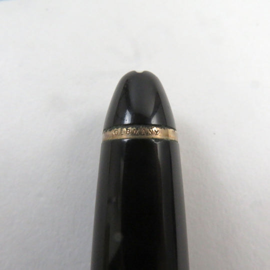 MONTBLANC fountain pen Main: Precious resin Nib: K14 Black gold Meisterstuck No.146 mens Used Authentic