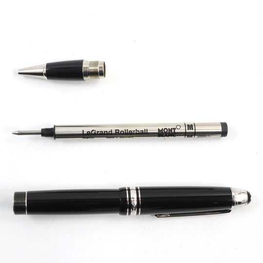 MONTBLANC Ballpoint pen Main: Precious resin Part: Sapphire Black Silver Meisterstck UNICEF Edition Le Grand mens Used Authentic