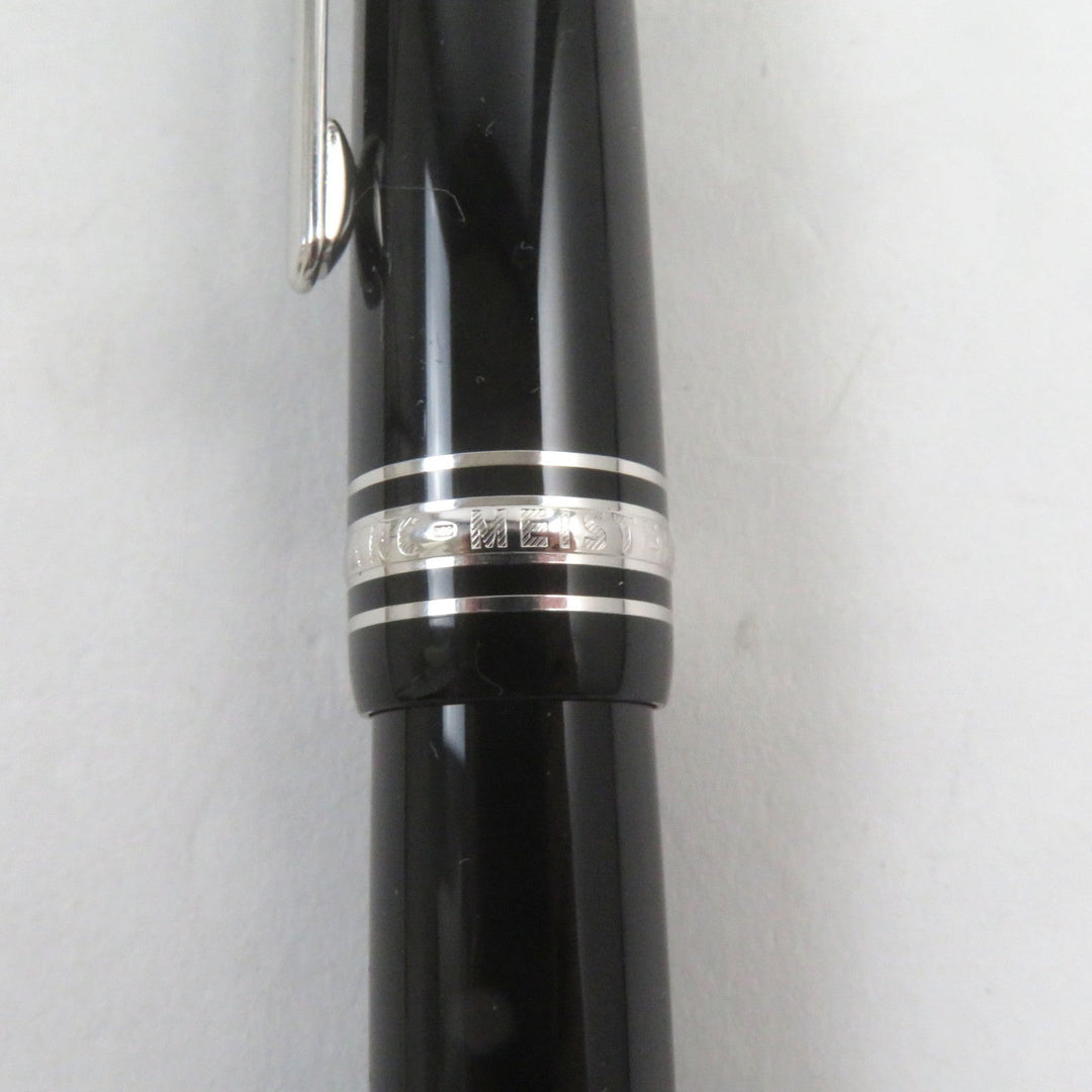 MONTBLANC Ballpoint pen Main: Precious resin Part: Sapphire Black Silver Meisterstck UNICEF Edition Le Grand mens Used Authentic