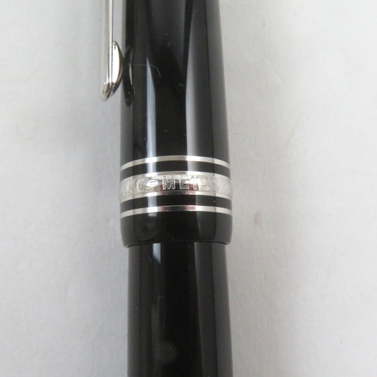 MONTBLANC Ballpoint pen Main: Precious resin Part: Sapphire Black Silver Meisterstck UNICEF Edition Le Grand mens Used Authentic