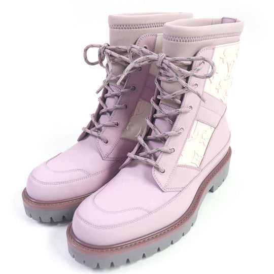 LOUIS VUITTON Ankle boots 1A7P9S leather pink Landscape Line 6