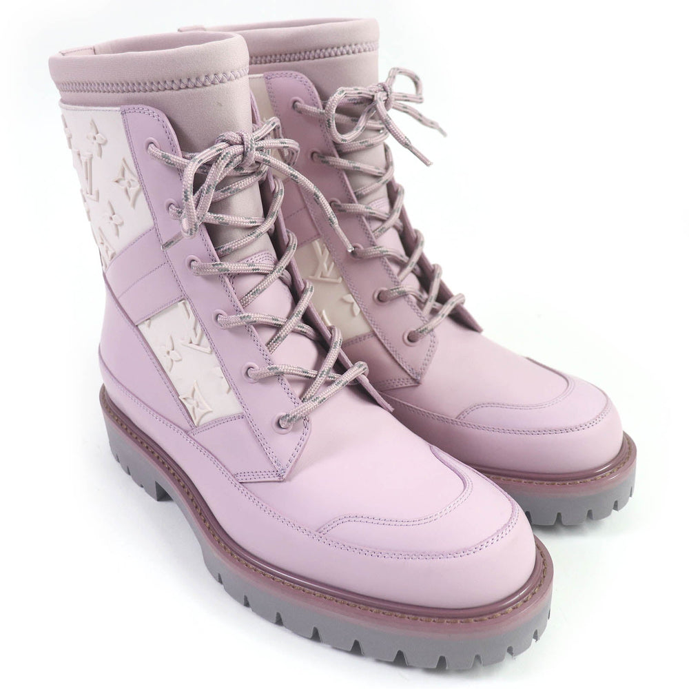LOUIS VUITTON Ankle boots 1A7P9S leather pink Landscape Line 6