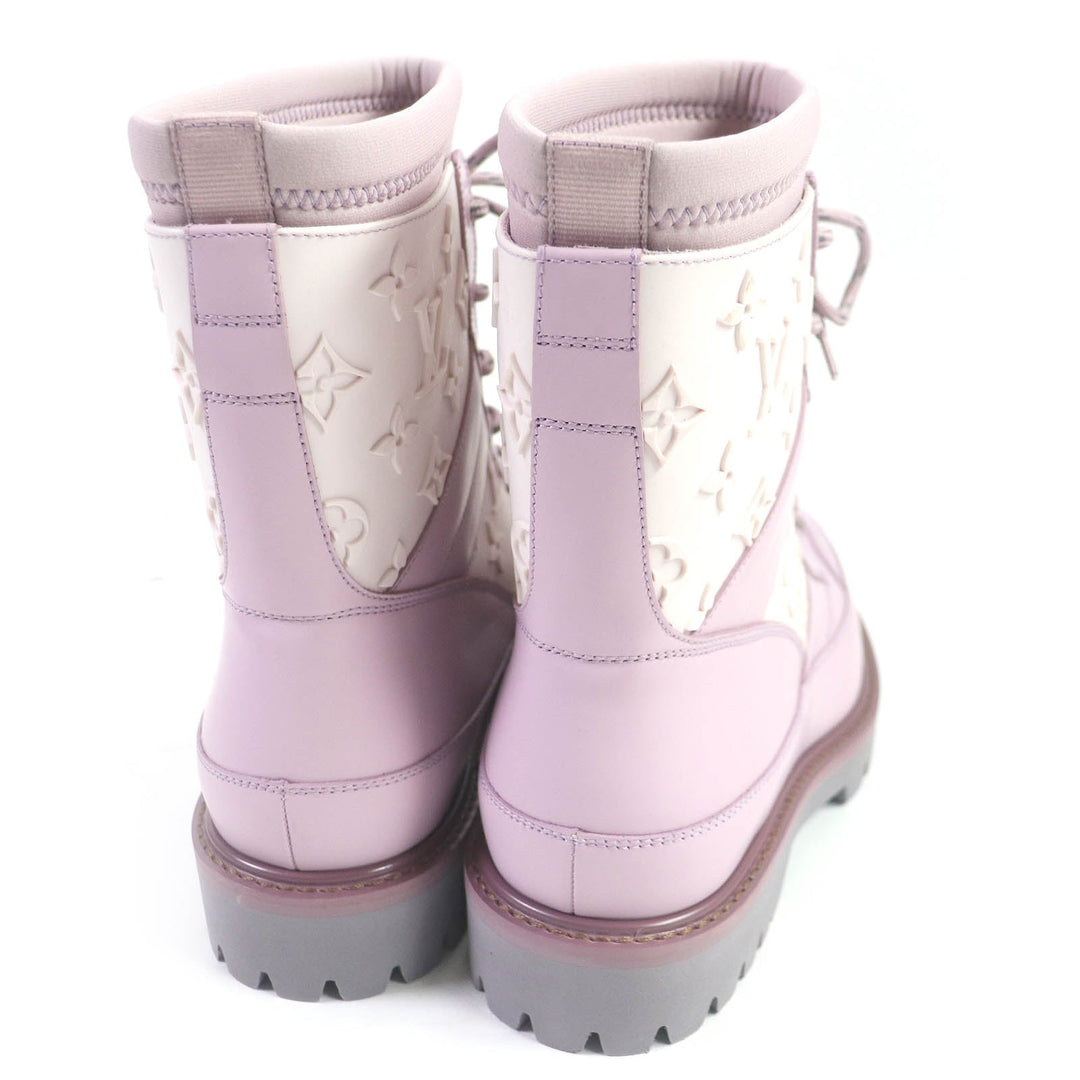 LOUIS VUITTON Ankle boots 1A7P9S leather pink Landscape Line 6