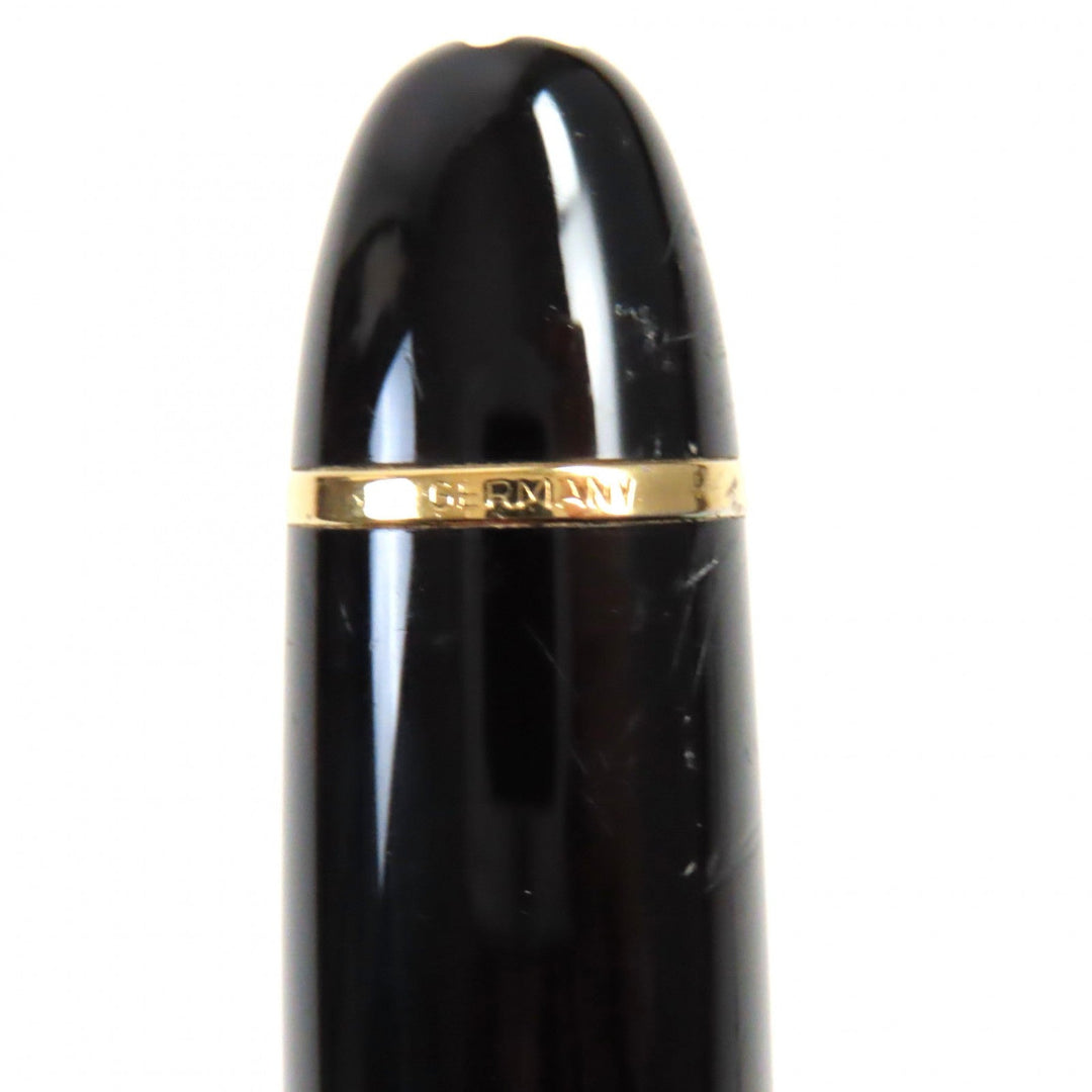 MONTBLANC fountain pen Main: Precious resin Nib: K18 Black gold Meisterstuck No.149 mens Used Authentic