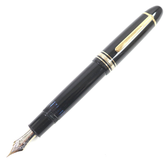 MONTBLANC fountain pen Main: Precious resin Nib: K18 Black gold Meisterstuck No.149 mens Used Authentic