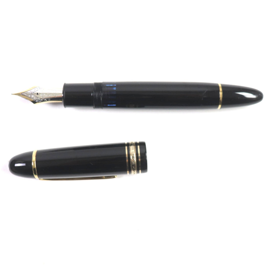 MONTBLANC fountain pen Main: Precious resin Nib: K18 Black gold Meisterstuck No.149 mens Used Authentic