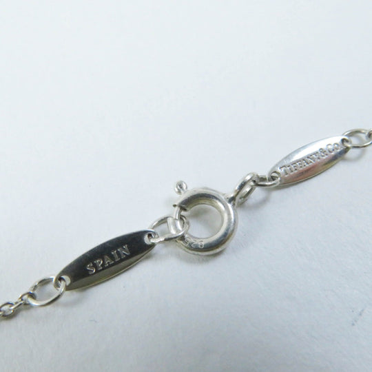 TIFFANY&Co. Necklace Main: AG925, Part: Pink sapphire Pink Silver By the yard Women Used Authentic