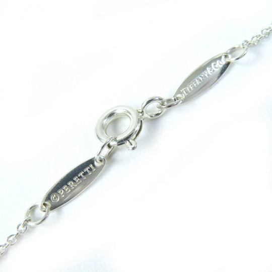 TIFFANY&Co. Necklace Main: AG925, Stone: Aquamarine Silver light blue El Saperetti Color by the Yard Women Used Authentic