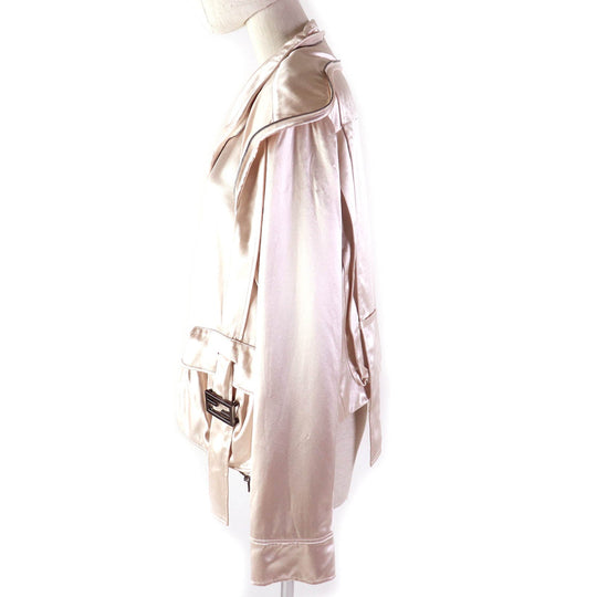 FENDI Blouson FJ7405 Outer: 100% rayon, Lining: 100% rayon Light pink Women 40 Used Authentic