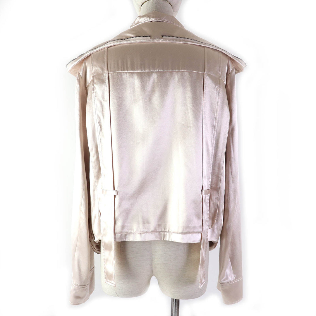 FENDI Blouson FJ7405 Outer: 100% rayon, Lining: 100% rayon Light pink Women 40 Used Authentic