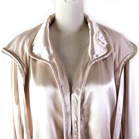 FENDI Blouson FJ7405 Outer: 100% rayon, Lining: 100% rayon Light pink Women 40 Used Authentic