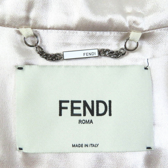 FENDI Blouson FJ7405 Outer: 100% rayon, Lining: 100% rayon Light pink Women 40 Used Authentic