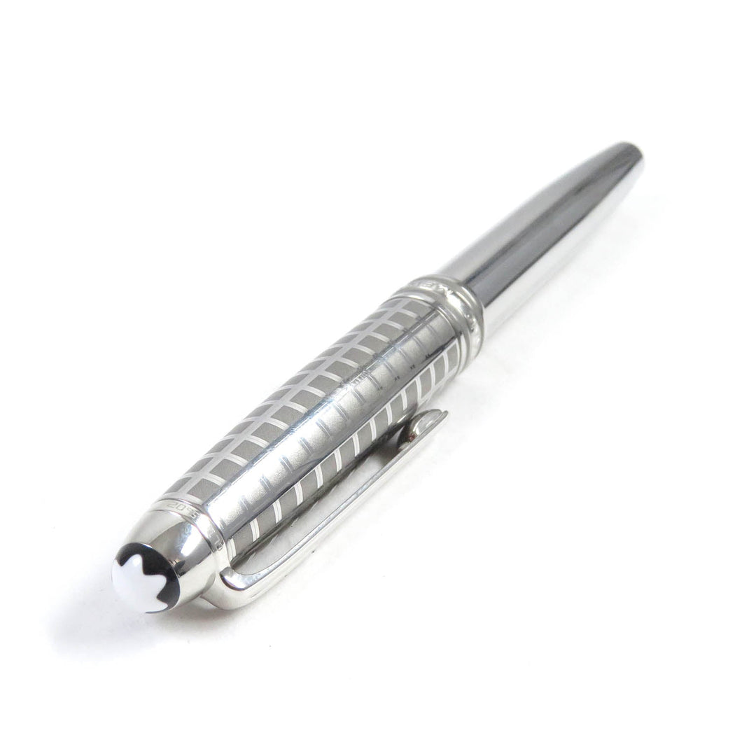 MONTBLANC fountain pen 9942 Main: Stainless steel Nib: K18 Silver mens Used Authentic