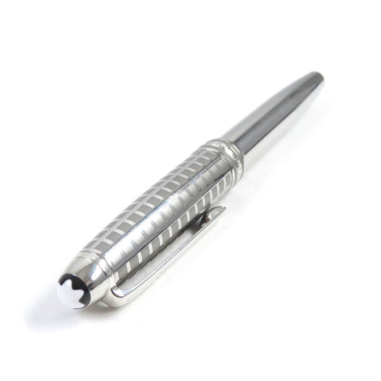 MONTBLANC fountain pen 9942 Main: Stainless steel Nib: K18 Silver mens Used Authentic