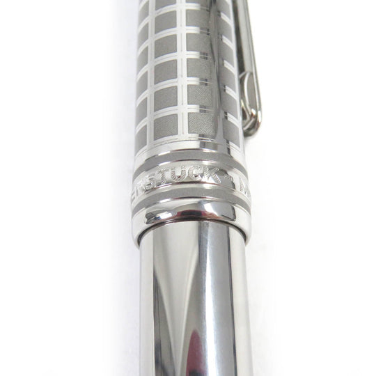 MONTBLANC fountain pen 9942 Main: Stainless steel Nib: K18 Silver mens Used Authentic