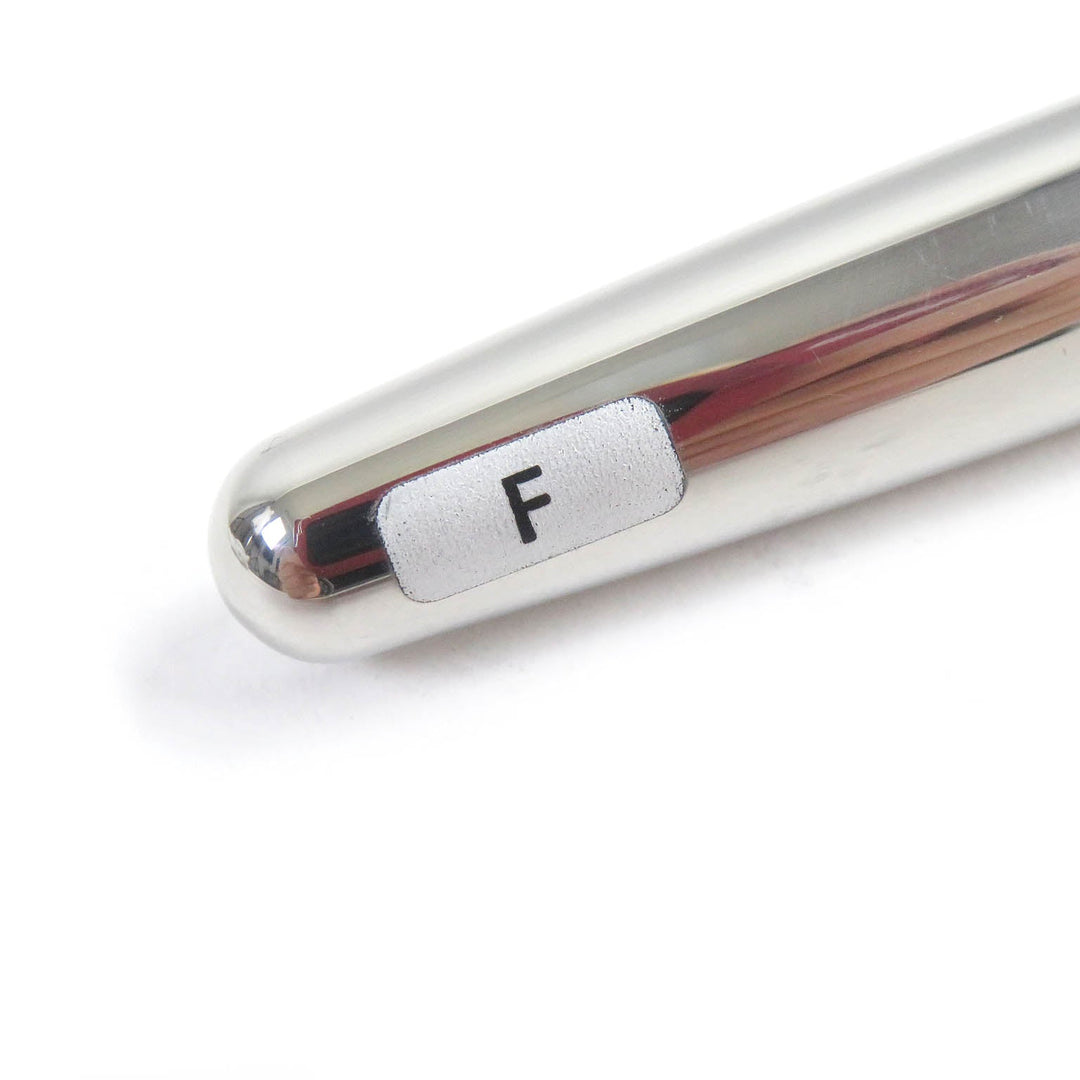 MONTBLANC fountain pen 9942 Main: Stainless steel Nib: K18 Silver mens Used Authentic