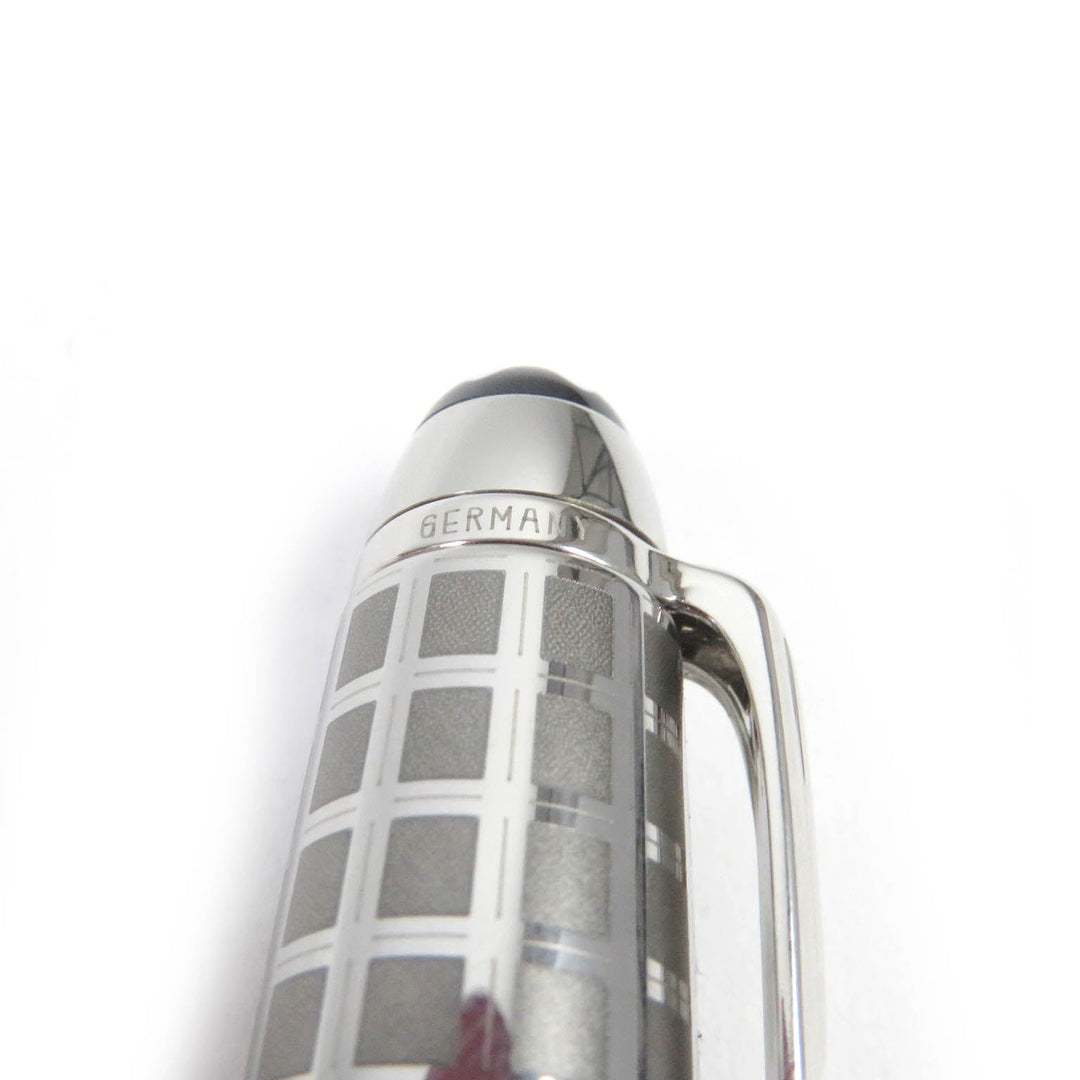 MONTBLANC fountain pen 9942 Main: Stainless steel Nib: K18 Silver mens Used Authentic