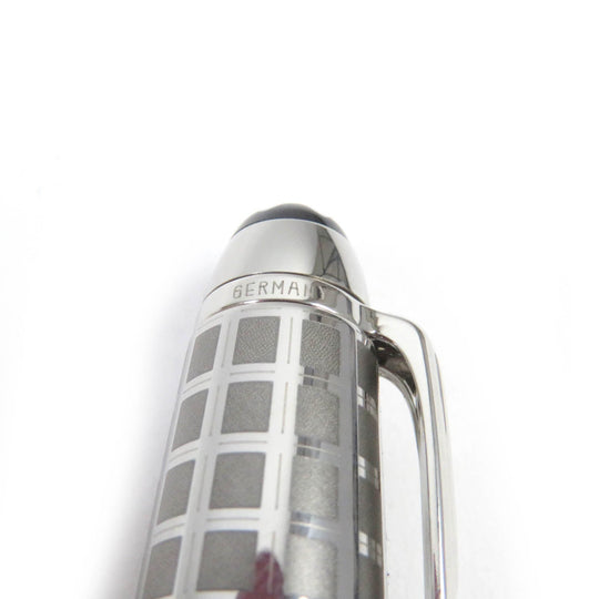 MONTBLANC fountain pen 9942 Main: Stainless steel Nib: K18 Silver mens Used Authentic