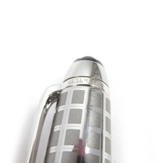 MONTBLANC fountain pen 9942 Main: Stainless steel Nib: K18 Silver mens Used Authentic