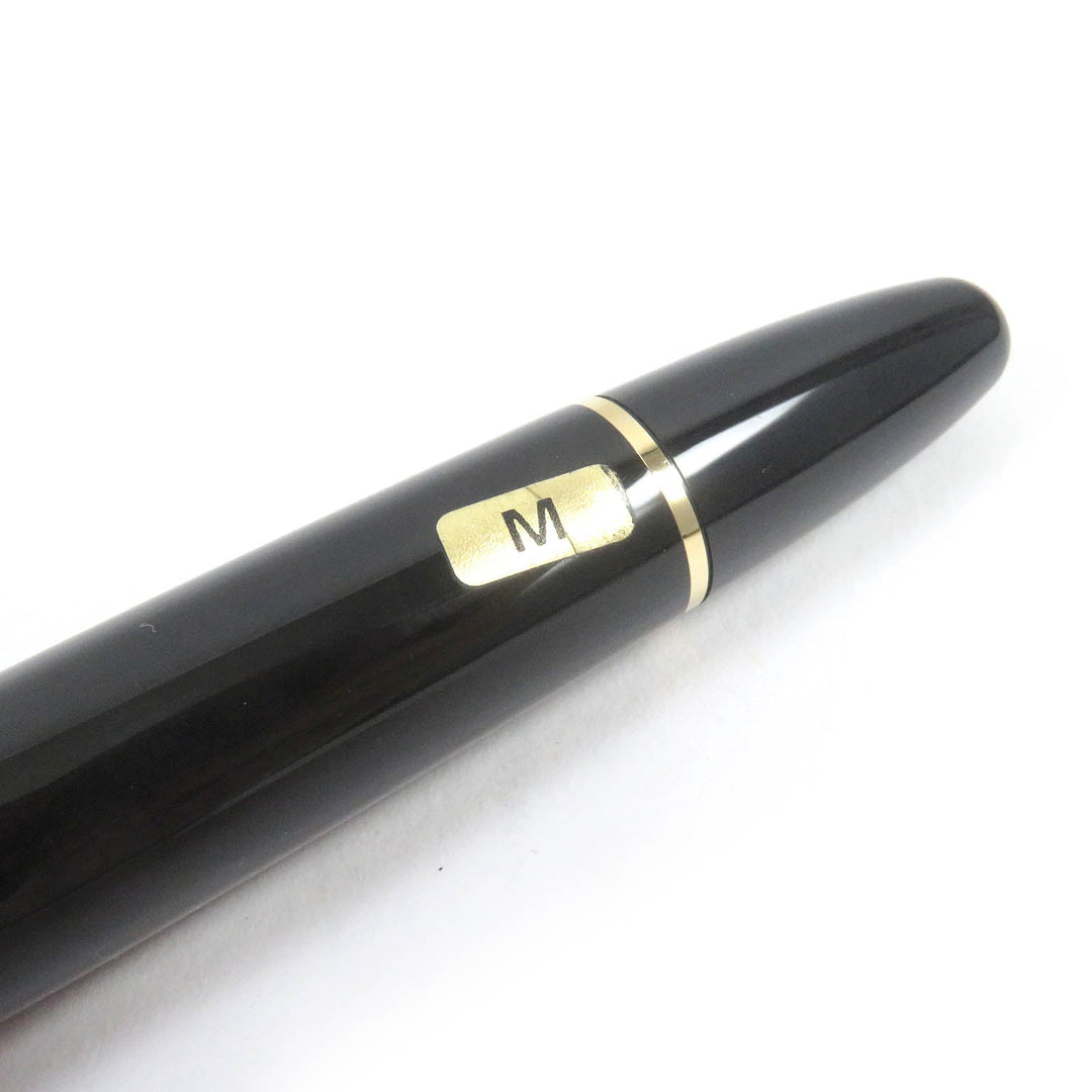 MONTBLANC fountain pen Main: Resin Nib: K14 Black gold mens Used Authentic