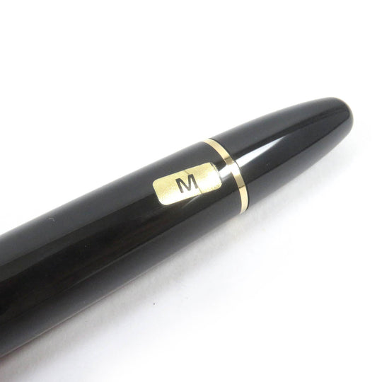 MONTBLANC fountain pen Main: Resin Nib: K14 Black gold mens Used Authentic