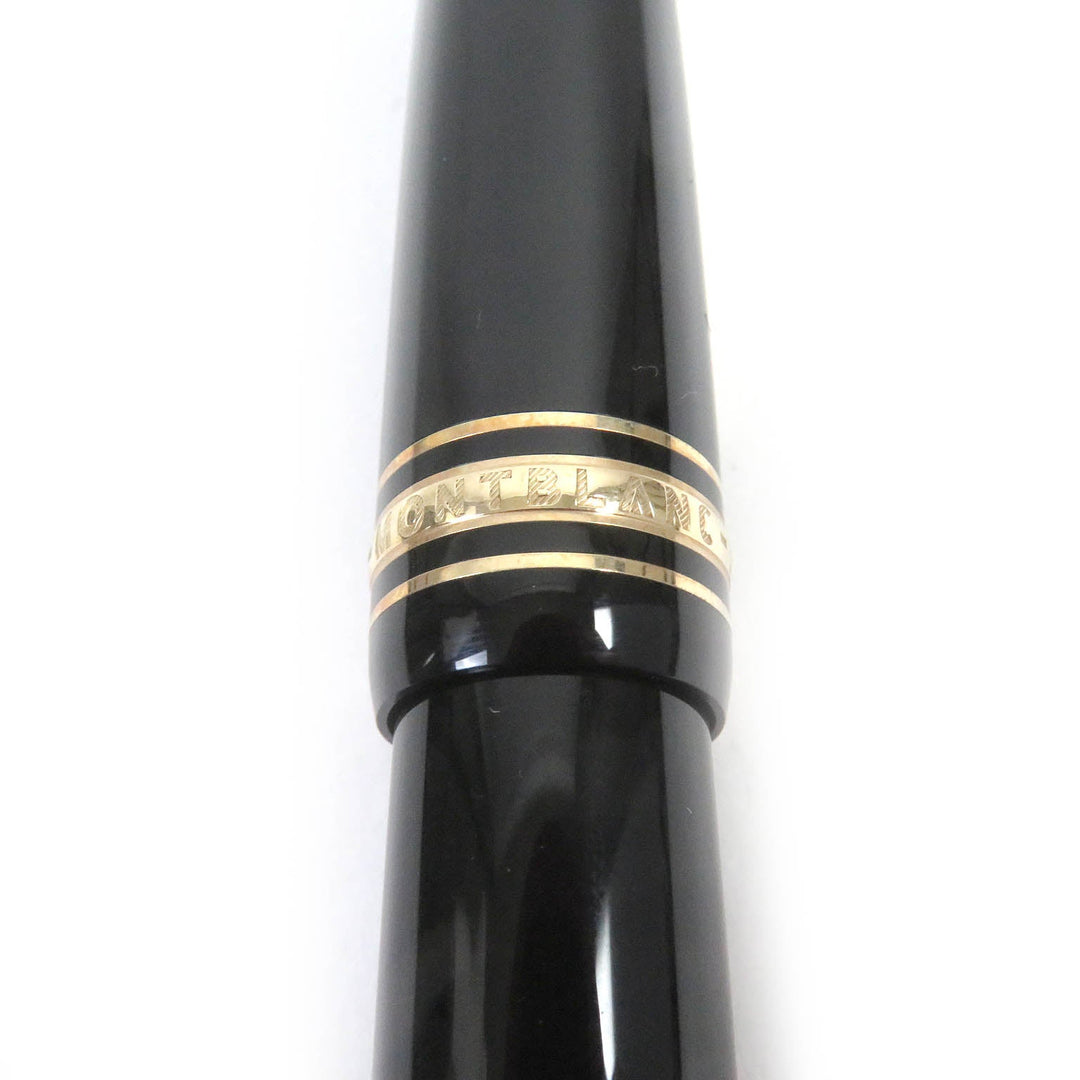 MONTBLANC fountain pen Main: Resin Nib: K14 Black gold mens Used Authentic