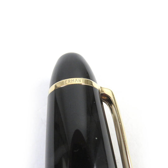 MONTBLANC fountain pen Main: Resin Nib: K14 Black gold mens Used Authentic