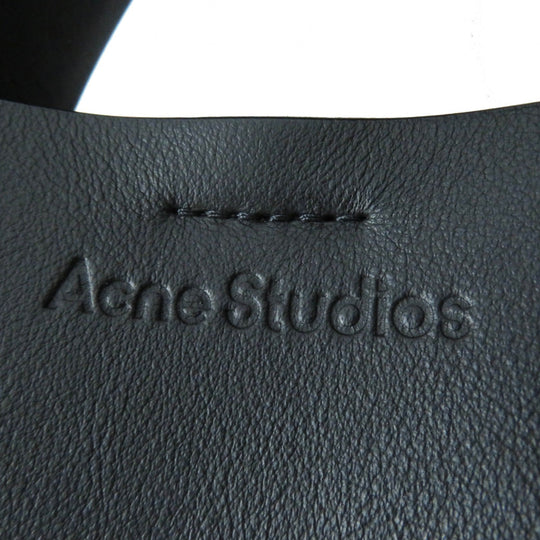 ACNE STUDIOS Shoulder Bag A10095 Main: Leather black MUSUBI MICRO Women Used Authentic