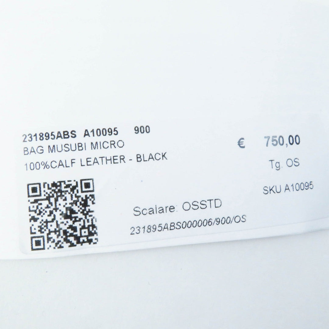 ACNE STUDIOS Shoulder Bag A10095 Main: Leather black MUSUBI MICRO Women Used Authentic