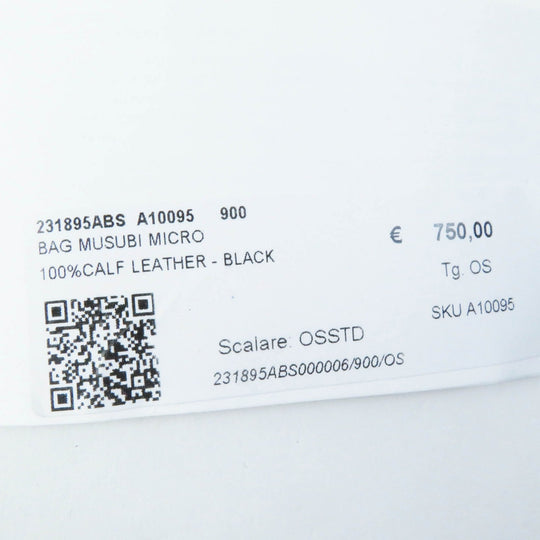 ACNE STUDIOS Shoulder Bag A10095 Main: Leather black MUSUBI MICRO Women Used Authentic