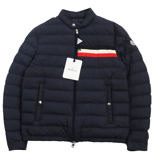 MONCLER Down jacket Outer: 100% nylon, Lining: 100% nylon, Filling: 90% down, Filling: 10% feather Dark navy YERES YERES mens 3 Used Authentic