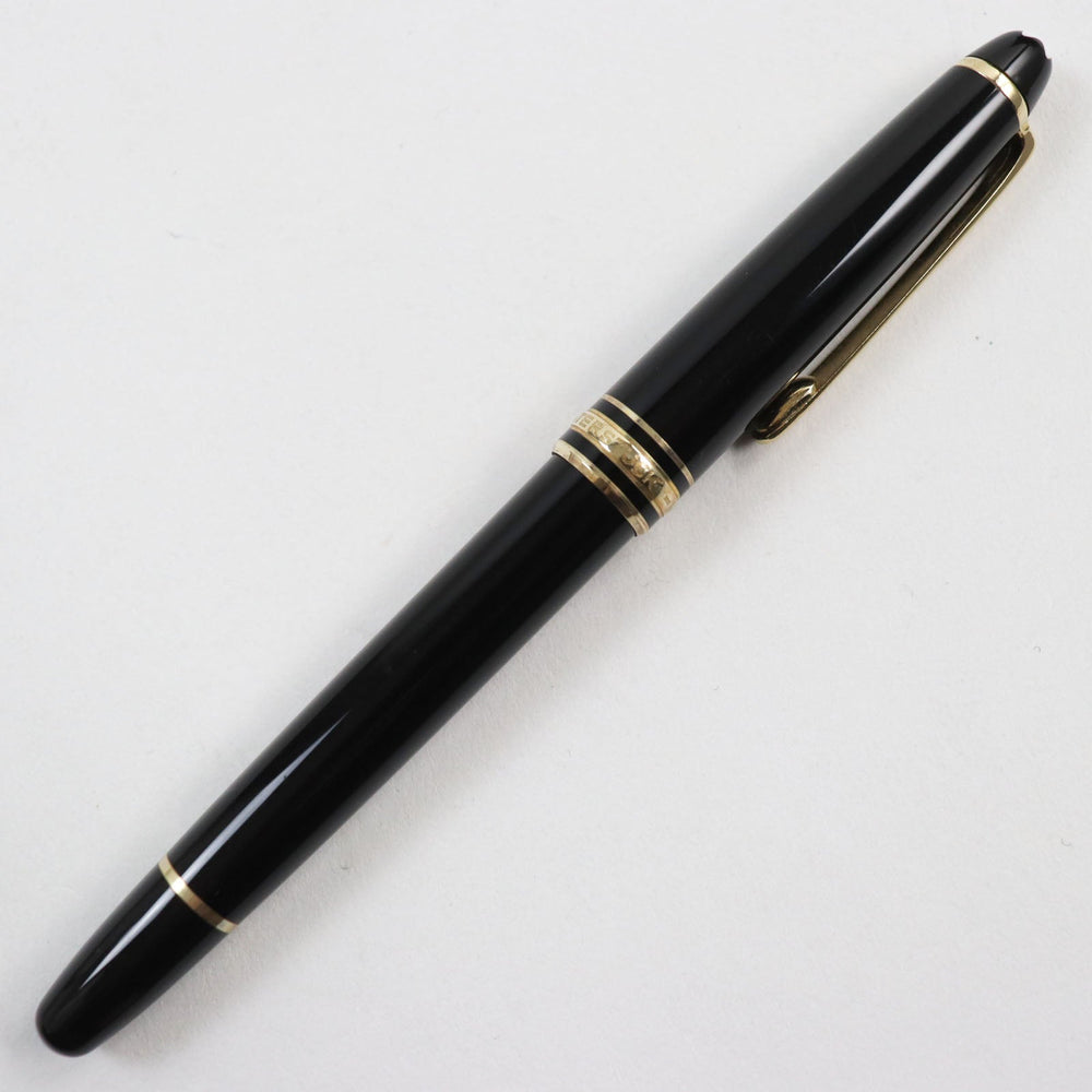MONTBLANC Ballpoint pen Gold Plated Black gold Meisterstck Classic Women(Unisex) Used Authentic