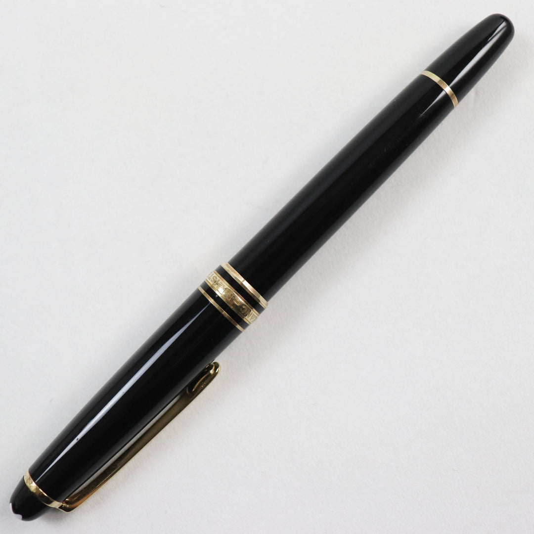 MONTBLANC Ballpoint pen Gold Plated Black gold Meisterstck Classic Women(Unisex) Used Authentic