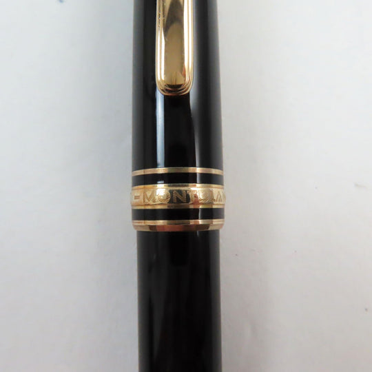 MONTBLANC Ballpoint pen Gold Plated Black gold Meisterstck Classic Women(Unisex) Used Authentic