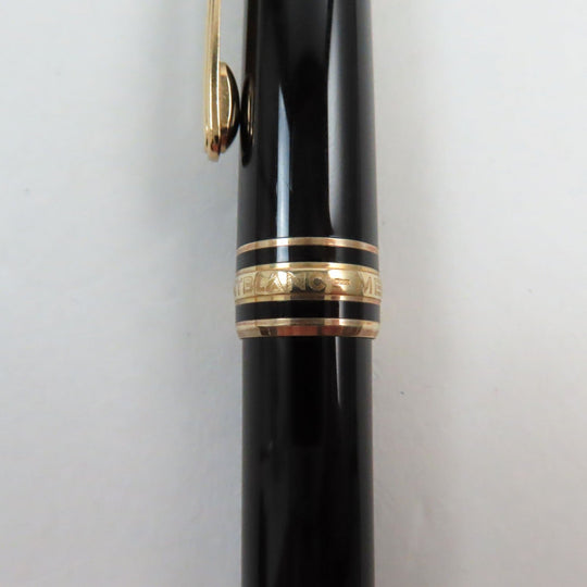 MONTBLANC Ballpoint pen Gold Plated Black gold Meisterstck Classic Women(Unisex) Used Authentic