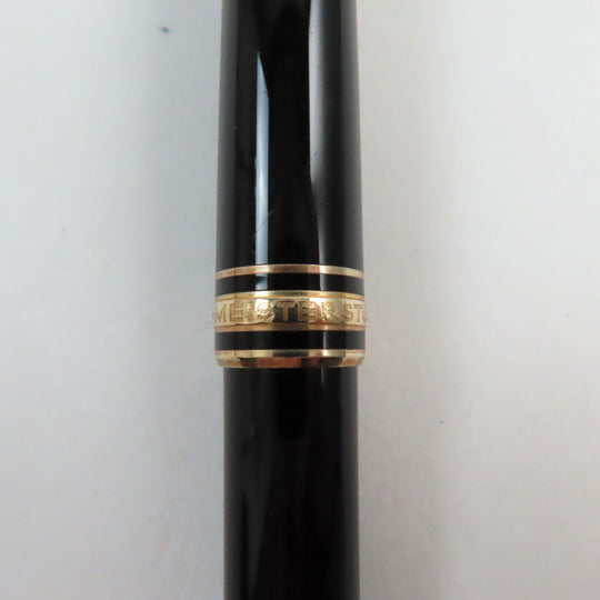 MONTBLANC Ballpoint pen Gold Plated Black gold Meisterstck Classic Women(Unisex) Used Authentic