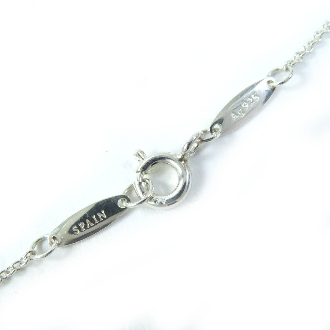 TIFFANY&Co. Necklace Main: AG925, Stone: Aquamarine Silver light blue El Saperetti Color by the Yard Women Used Authentic