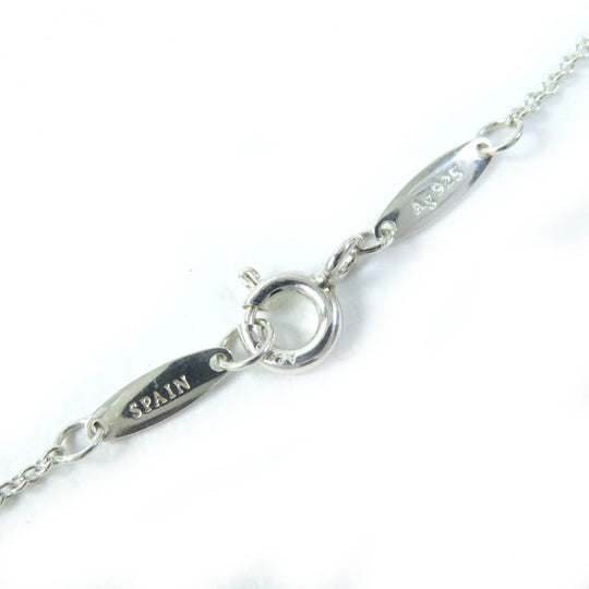 TIFFANY&Co. Necklace Main: AG925, Stone: Aquamarine Silver light blue El Saperetti Color by the Yard Women Used Authentic
