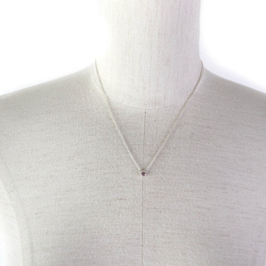 TIFFANY&Co. Necklace Main: SV925, Part: Pink sapphire Pink Silver El Saperetti Color by the Yard Pink Sapphire Pendant Women Used Authentic