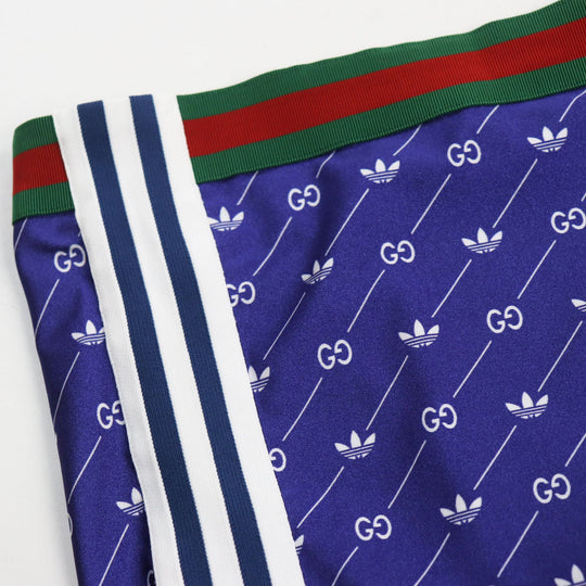 GUCCI Pants 691776 Main: 80% polyamide (nylon), Main: 20% elastane (polyurethane), Part: 51% polyester, Part: 43% nylon, Part: 6% polyurethane, Part: 100% nylon Blue white mens L Used Authentic