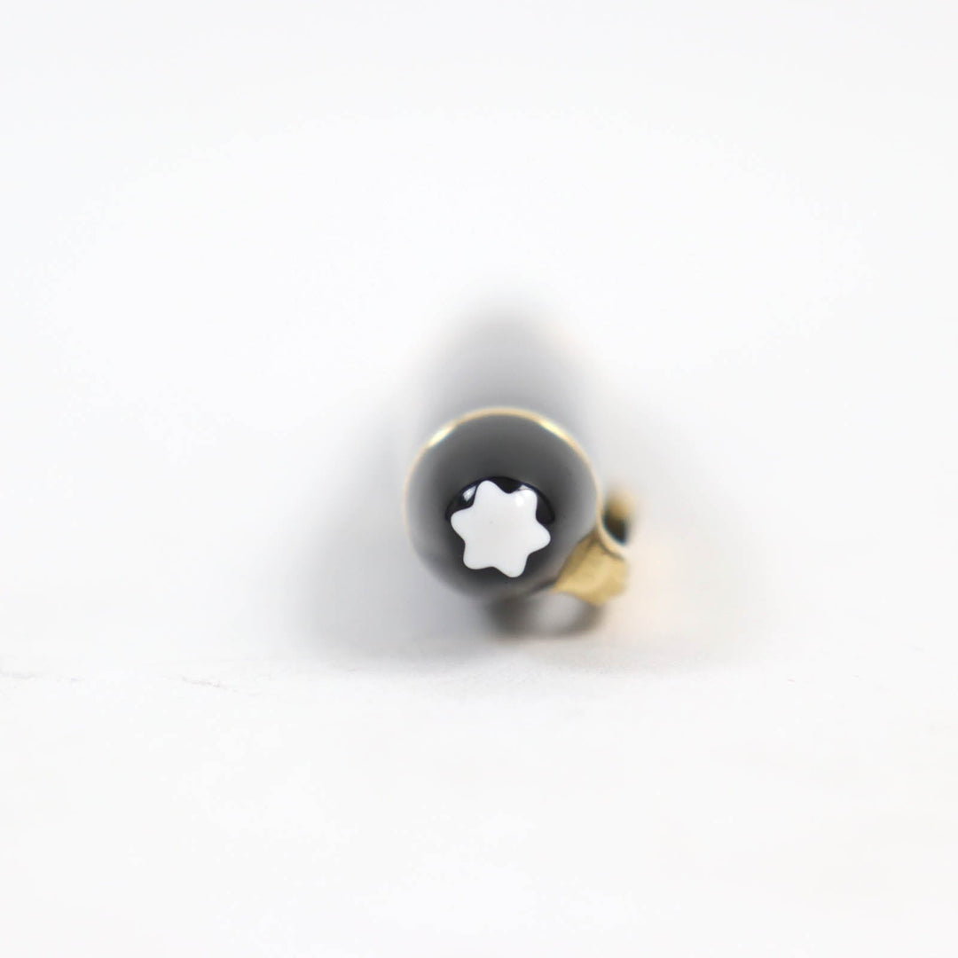 MONTBLANC fountain pen Main: Resin, Gold Plated Nib: K14 Black gold Meisterstuck No.146 mens Used Authentic