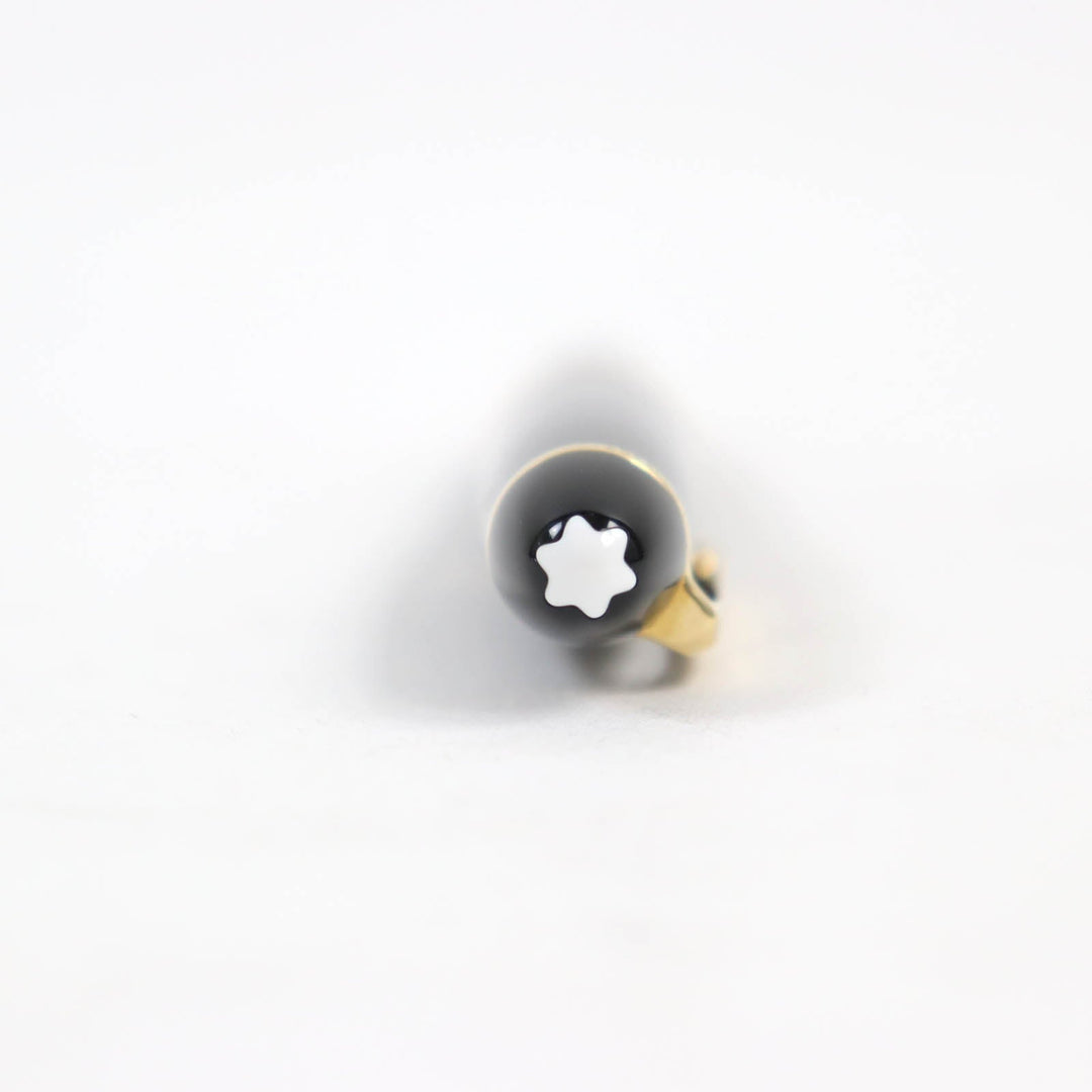 MONTBLANC fountain pen Main: Resin, Gold Plated Nib: K14 Black gold Meisterstuck No.146 mens Used Authentic