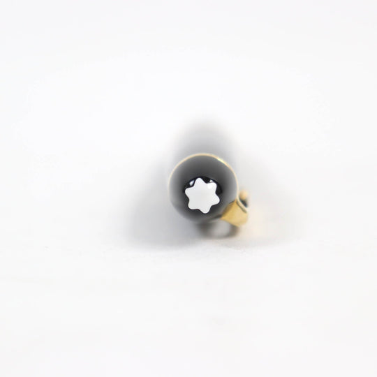 MONTBLANC fountain pen Main: Resin, Gold Plated Nib: K14 Black gold Meisterstuck No.146 mens Used Authentic