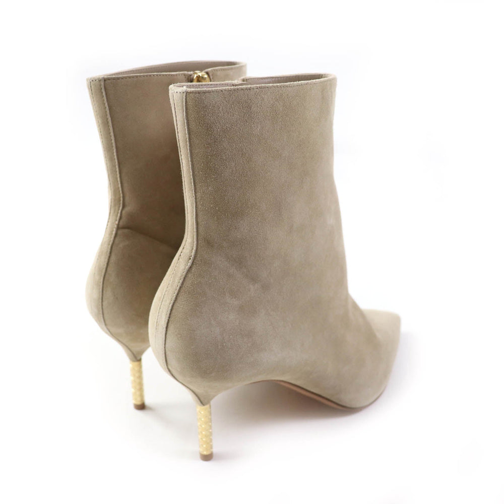 LOUIS VUITTON short boots 1A950H Main: Suede beige Ultimate Line Women 38 Used Authentic