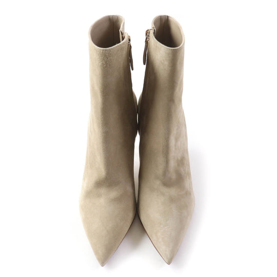 LOUIS VUITTON short boots 1A950H Main: Suede beige Ultimate Line Women 38 Used Authentic